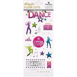Dance Stickers Paper House Productions Clear Cuts Scrapbooking Embellishments